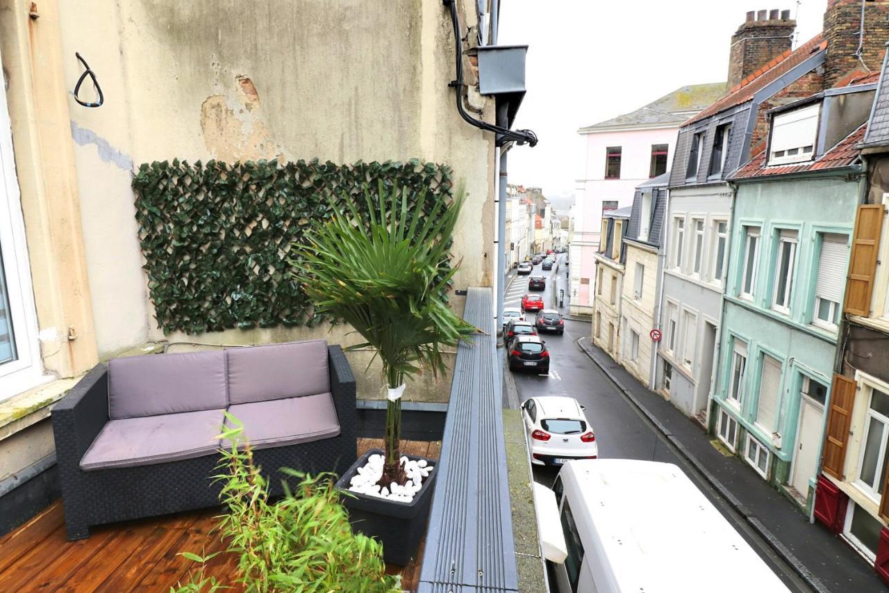 Grand Studio Terrasse Centre Historique Restaurant Nausicaa Boulogne-sur-Mer Luaran gambar