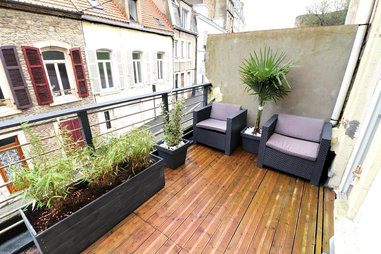 Grand Studio Terrasse Centre Historique Restaurant Nausicaa Boulogne-sur-Mer Luaran gambar